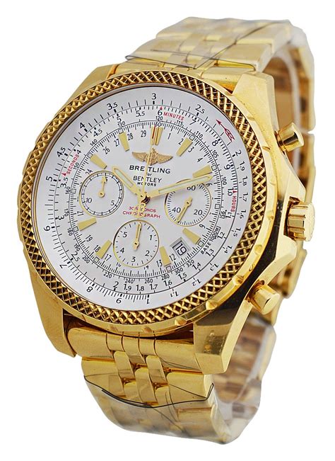 breitling gold and silver